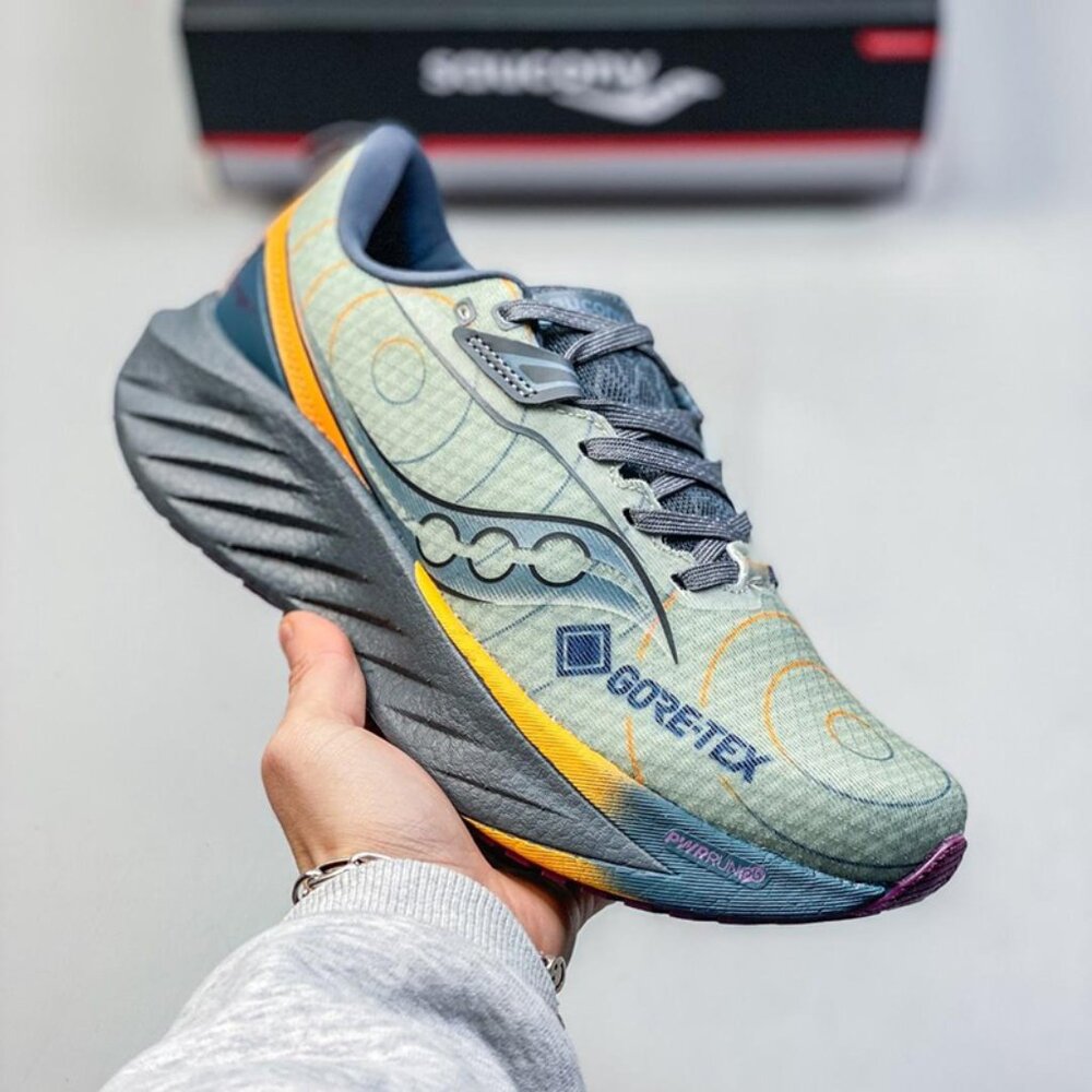 Saucony Triumph 22 Gtx Green Running Shoes